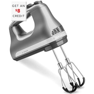 KitchenAid 6-Speed Hand Mixer with Flex Edge Beaters with $8 Credit Grey NoSize