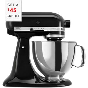 KitchenAid Artisan Series 5qt Black Tilt-Back Head Stand Mixer with $45 Credit Black NoSize