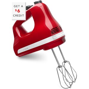 KitchenAid Ultra Power 5-Speed Red Hand Mixer with $6 Credit Red NoSize