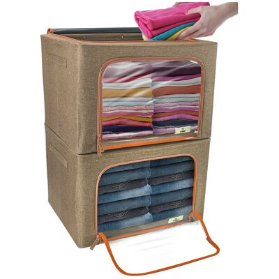 Sorbus 2pc Storage Box With Window NoColor NoSize Sorbus 2pc Storage Box With Window NoColor NoSize