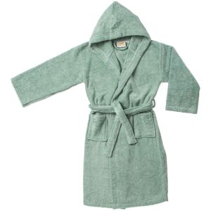 Home City 100% Long Staple Combed Cotton Kids Hooded Robe NoColor l