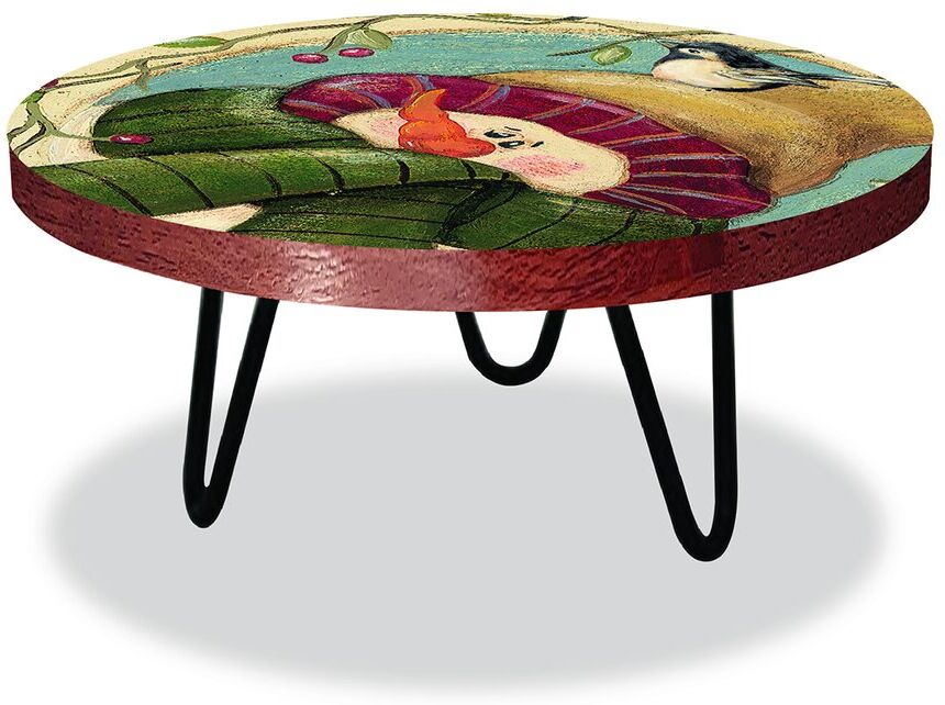 Courtside Market Holiday Collection Frosty With Bird Seasonal Decorative Table/Riser Multi NoSize