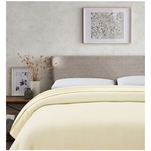 Melange Home Cashmere Lambswool Blanket White Full/Queen