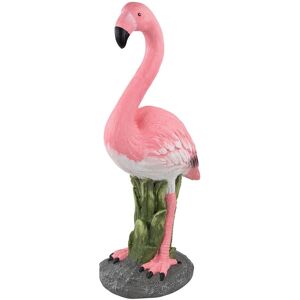 Northlight 25in Standing Flamingo Outdoor Garden Statue Pink ns