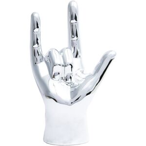 Interior Illusions Plus Silver I Love You hand Tabletop decor - 9" tall Silver 9"