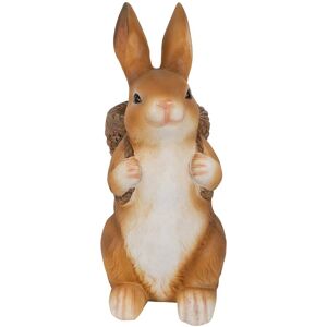 Northlight Standing Bunny Carrying Basket Outdoor Garden Statue Brown NoSize