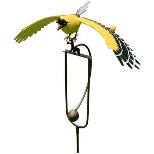 Esschert Design USA Metal Finch Rocker Stake NoColor ns