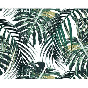 ohpopsi Tropical Leaves Wall Mural Green NoSize