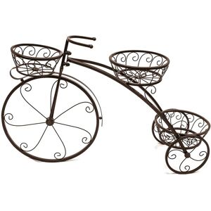 Sorbus Tricycle Flower Pot Rack Bronze ns