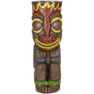 Northlight 16in Solar Lighted Polynesian Outdoor Garden Fire Tiki Statue NoColor NoSize