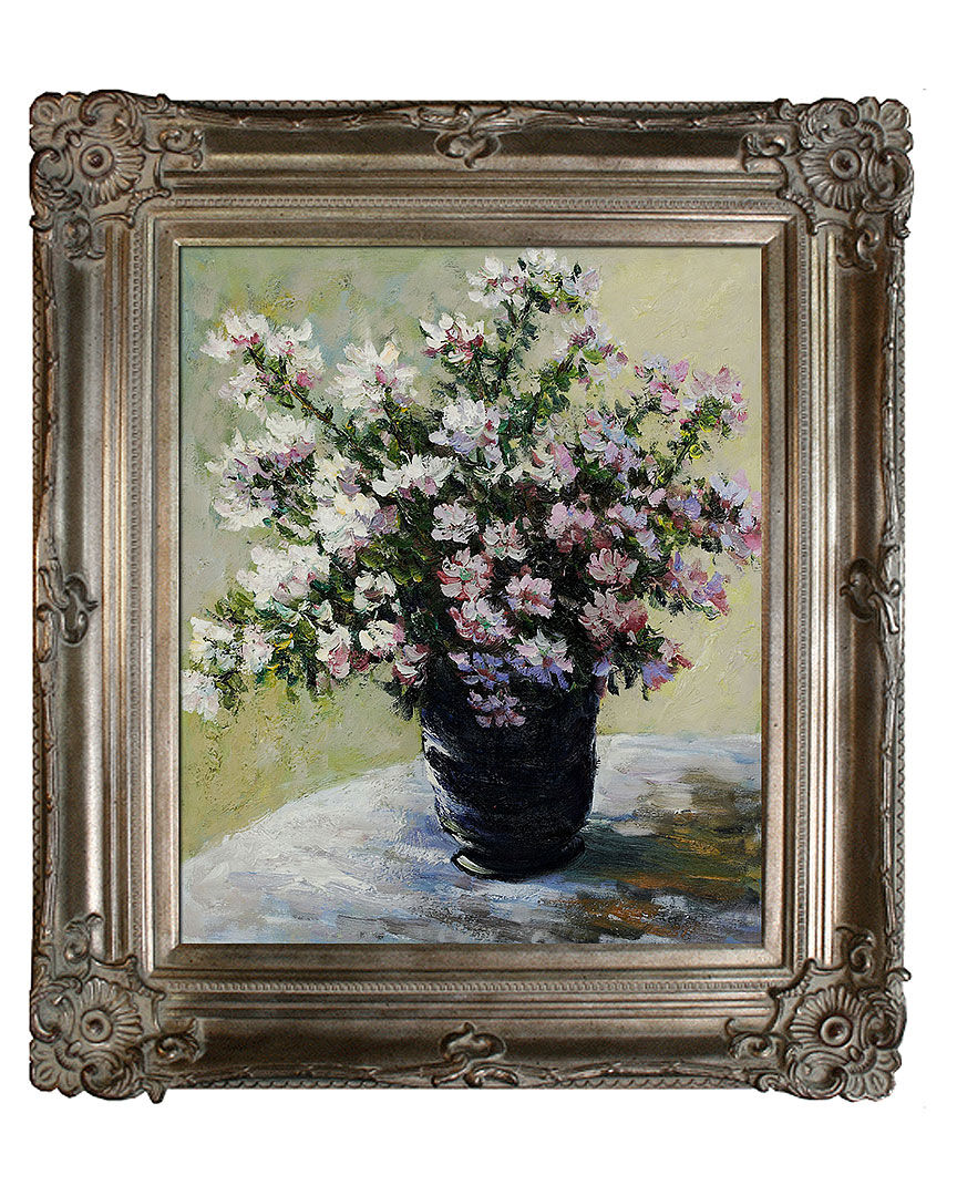 Overstock Art Hand-Painted Museum Masters "Vase of Flowers" by Claude Monet NoColor NoSize