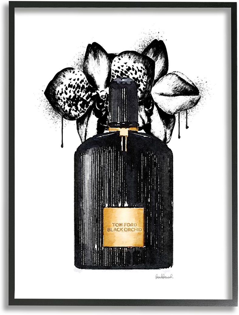 Stupell Glam Perfume Urban Drip Framed Giclee Wall Art by Amanda Greenwood NoColor 11 x 14