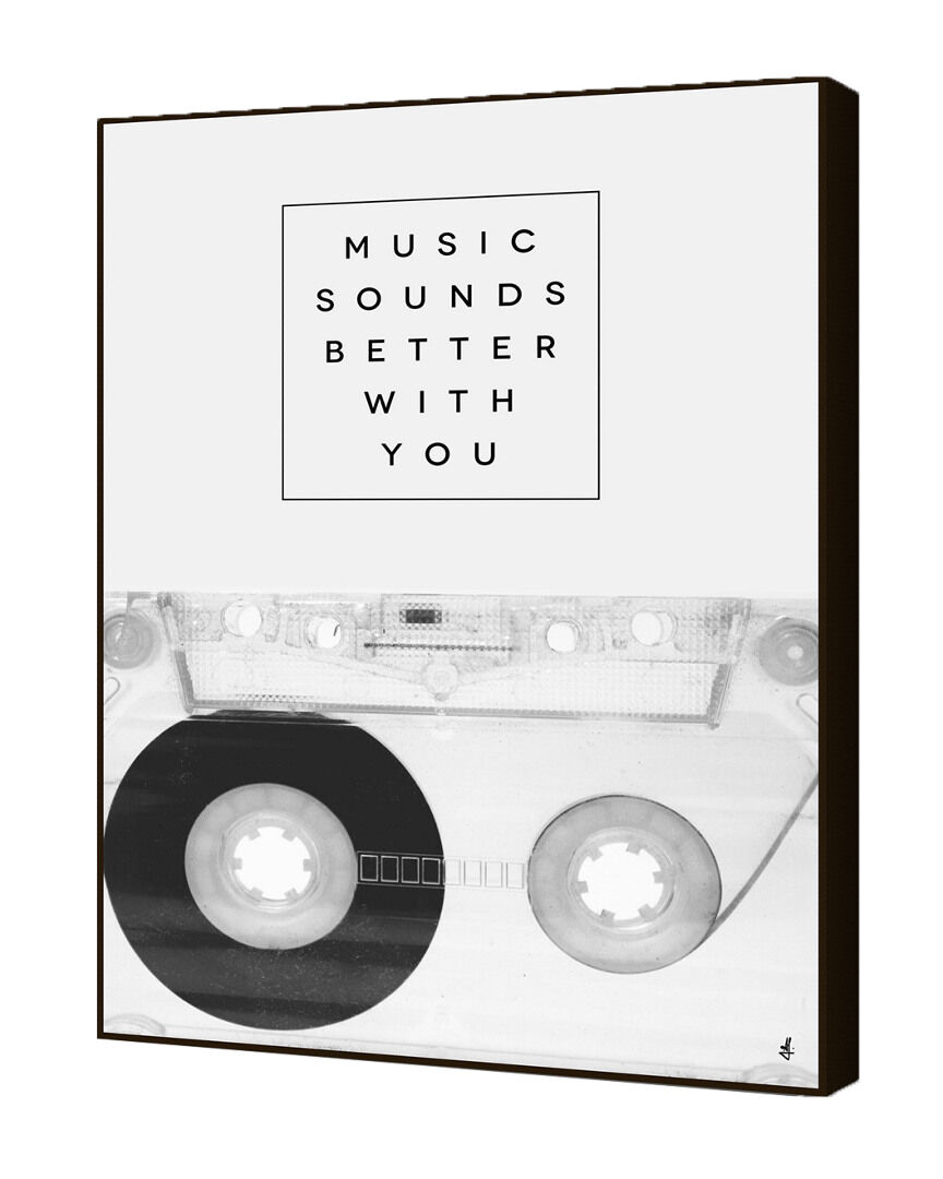 Curioos Music Sounds Better With You by Galaxy Eyes NoColor 16" x 20"