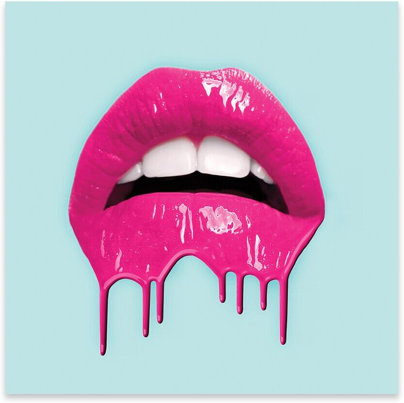 iCanvas Melting Kiss Print on Acrylic Glass by Paul Fuentes NoColor 24 x 24