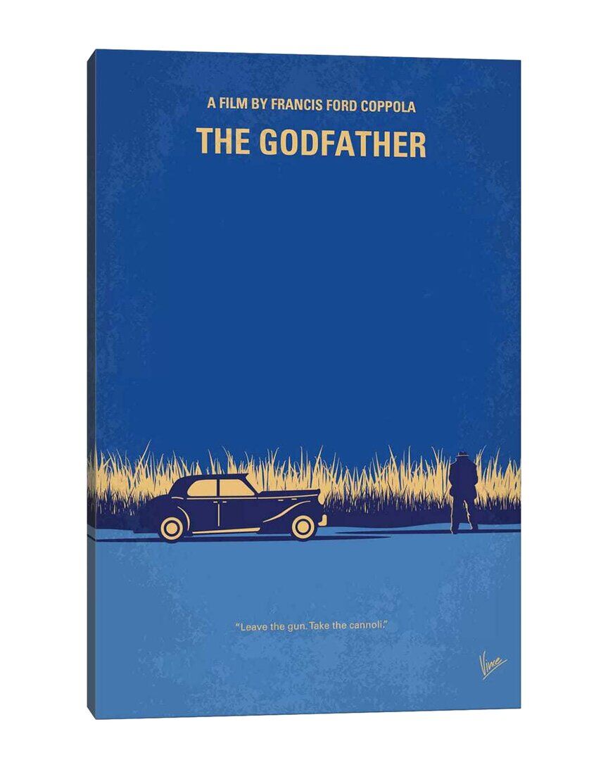 iCanvas The Godfather Minimal Movie Poster by Chungkong Wall Art NoColor 48 x 32 in