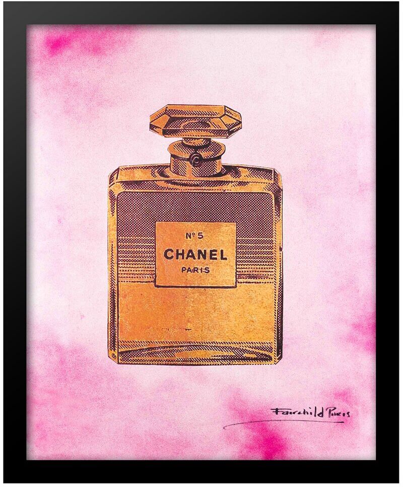 Fairchild Paris Chanel No5 Paris Perfume Wall Art NoColor 14" x 18" x .75"