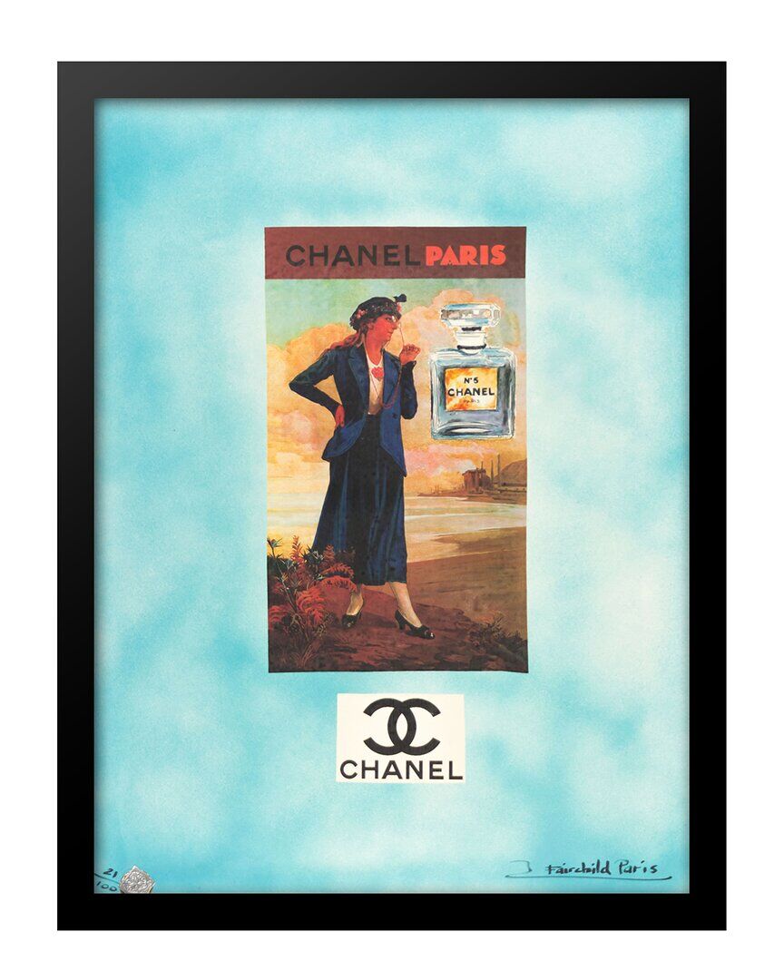 Fairchild Paris Chanel Vintage Scene Wall Art NoColor 14" x 18" x .75"