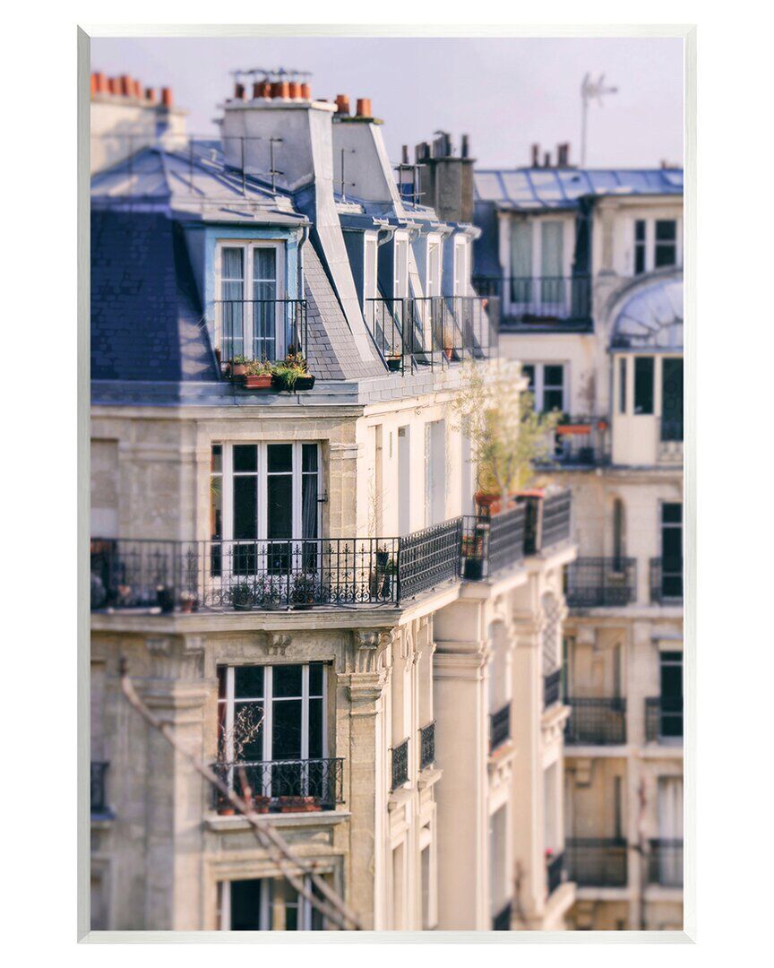 Stupell Parisian Architecture Buildings Wall Plaque Wall Art by Carina Okula NoColor 10 x 15