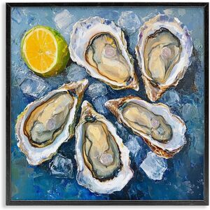 Stupell Lemon & Oysters Seafood Framed Giclee Art NoColor 24x24