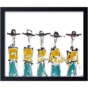 Ready2HangArt Hats And Slacks Framed Print Wall Art NoColor 30in W x 24in H