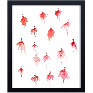 Ready2HangArt Flight of The Ballerinas Framed Print Wall Art NoColor 12in W x 16in H