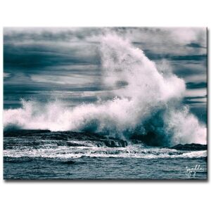 Ready2HangArt Capsizing The Sea Wrapped Canvas Wall Art NoColor 30in W x 20in H