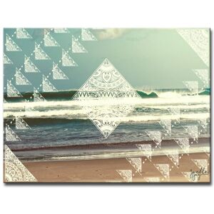 Ready2HangArt Energy of The Ocean Wrapped Canvas Wall Art by Joelle Joy NoColor 20in W x 16in H