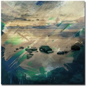 Ready2HangArt Abstract Stone Spa Wrapped Canvas Wall Art by Tristan Scott NoColor 30in W x 30in H