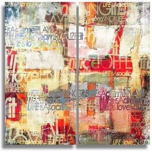 Ready2HangArt Bueno Exchange XXI 2pc Wrapped Canvas Wall Art by Tristan Scott NoColor 12in W x 24in H