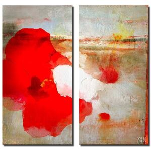 Ready2HangArt Painted Petals LXII Wrapped Canvas Wall Art by Tristan Scott NoColor 54in W x 30in H