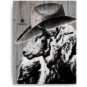 Ready2HangArt Howdy Sheep Wrapped Canvas Wall Art by Olivia Rose NoColor 30 x 40