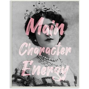 Stupell Main Character Energy Vintage Woman Wall Plaque Wall Art by Daphne Polselli NoColor 10 x 15