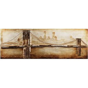 Empire Art Direct Bridge to the City 2 Gold Leaf Wooden Wall Art Sculpture NoColor NoSize