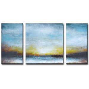 Ready2HangArt Twilight 3pc Wrapped Canvas Wall Art by Norman Wyatt NoColor Overall 60in W x 30in H