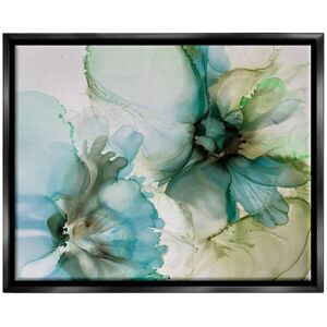 Stupell Abstract Flower Petals Blooming Framed Floater Canvas Wall Art by Emma Catherine Debs NoColor 17 x 21