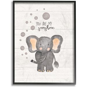 Stupell You Are My Sunshine Elephant by Jo Moulton Framed Art NoColor 11" x 2" x 14"