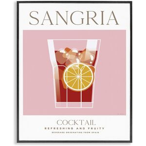 Stupell Chic Minimal Sangria Framed Giclee Art NoColor 16x20