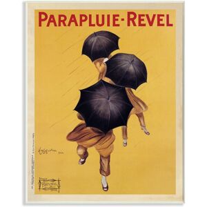 Stupell Parapluie-Revel Vintage Poster Yellow Design Wall Art Yellow 10 x 15