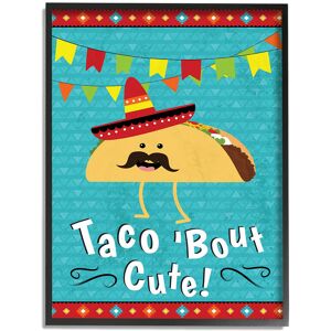 The Kids Room by Stupell Taco Bout Cute Cartoon NoColor 11" x 14"