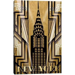iCanvas NY Deco by Katrina Craven Wall Art NoColor 12 x 8 in