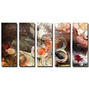 Ready2HangArt Painted Petals XV Wrapped Canvas Wall Art by Tristan Scott NoColor 40in W x 20in H