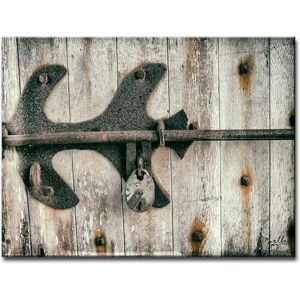 Ready2HangArt Lock And Key Wrapped Canvas Wall Art by Joelle Joy NoColor 30in W x 20in H