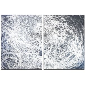 Ready2HangArt Denim Threads I/II 2pc Wrapped Canvas Wall Art by Norman Wyatt NoColor (2) 20in W x 30in H
