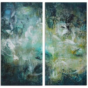 Ready2HangArt Bueno Exchange LXX-C 2pc Wrapped Canvas Wall Art by Tristan Scott NoColor 20in W x 40in H