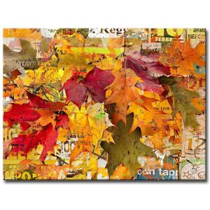 Ready2HangArt Fall Ink XVI Wrapped Canvas Wall Art by Tristan Scott NoColor 20in W x 16in H