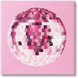 Stupell Dazzling Pink Disco Ball Canvas Wall Art by Hey Bre! Creative Studio NoColor 30 x 30