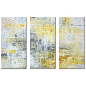 Ready2HangArt Joy Within 3pc Wrapped Canvas Wall Art by Norman Wyatt NoColor (3) 20in W x 40in H