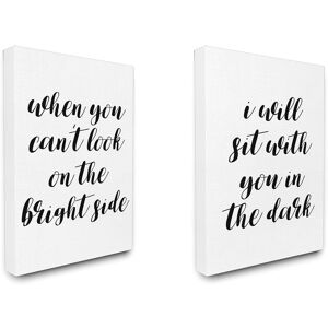 Stupell Sit With You In The Dark 2pc Set by lulusimonSTUDIO NoColor NoSize