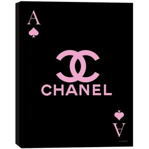 Fairchild Paris Playing Card Chic Chanel In Pink Ace Of Spades Wall Art NoColor 16in x 20in