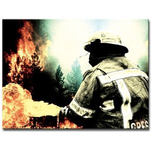 Ready2HangArt Fire and Rain Wrapped Canvas Wall Art by Joelle Joy NoColor 20in W x 16in H
